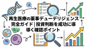 再生医療の薬事デューデリジェンス完全ガイド|投資判断を成功に導く確認ポイント